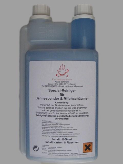 Milchschaumreiniger / Sahnereiniger 1 Ltr. in der praktischen Dosierflasche