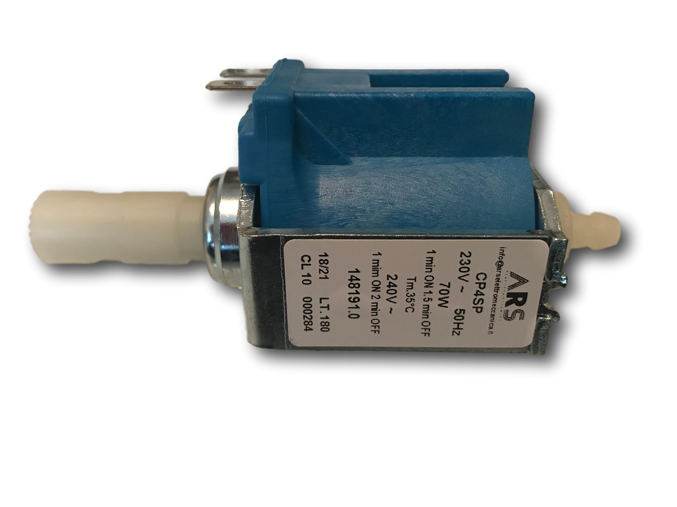 Pumpe Wasserpumpe CP4 blau auch inkl. Membranregler passend für Jura Impressa , frei wählbar auch inkl. Membranregler und Dichtungen