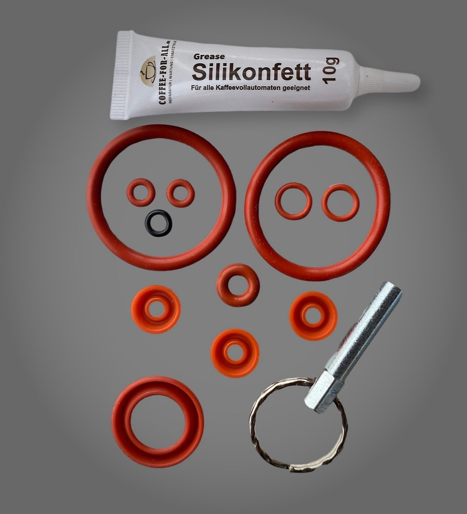 Dichtung Wartungsset O-Ring passend für Brühgruppe und Drainageventil  Jura ENA Micro und A-Serie inkl. Bit